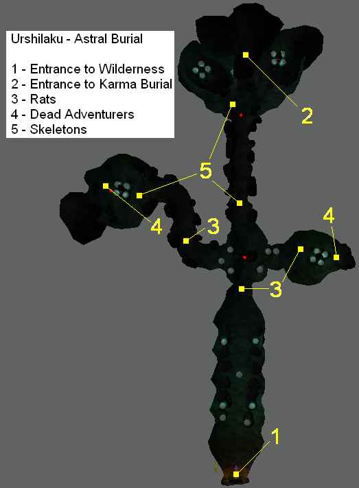 Map to 
Urshilaku, Astral Burial